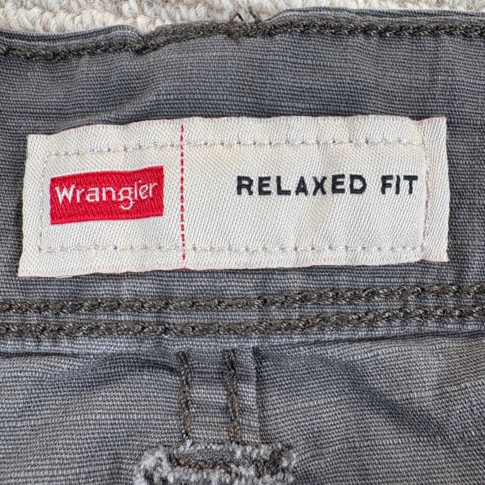 Wrangler Cargo Pants Mens‎ 44x32 Gray Relaxed Fit Utility Gorpcore Workwear - Picture 2 of 11